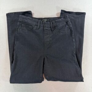 Good American Pull On Straight Jeans Women's M 29 Black High Rise GLS478BT
